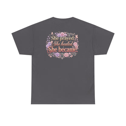 BECOMING HER  Tee (Charcoal)
