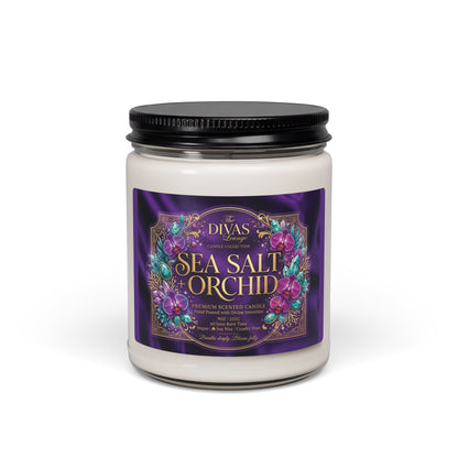 Sea Salt + Orchid Scented Candle