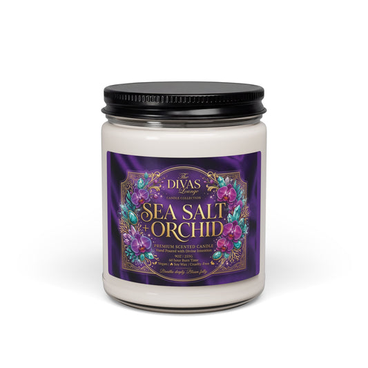 Sea Salt + Orchid Scented Candle