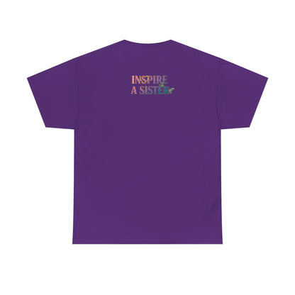 Stärke Stärke Entwickle – Inspiriere eine Schwestern-T-Shirt (Lila)