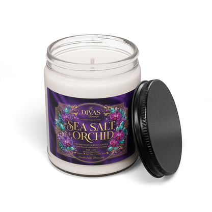 Sea Salt + Orchid Scented Candle