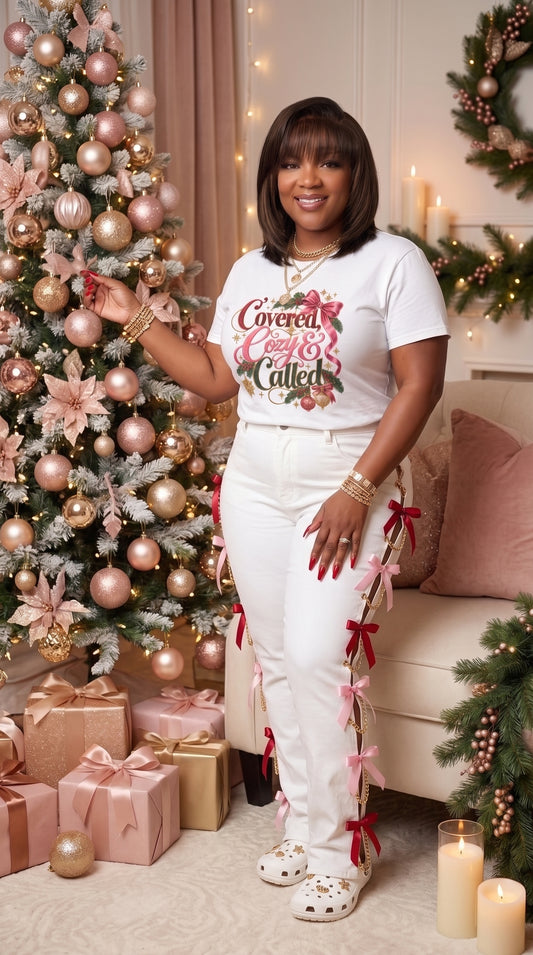 🎄 Covered, Cozy & Called Holiday Tee