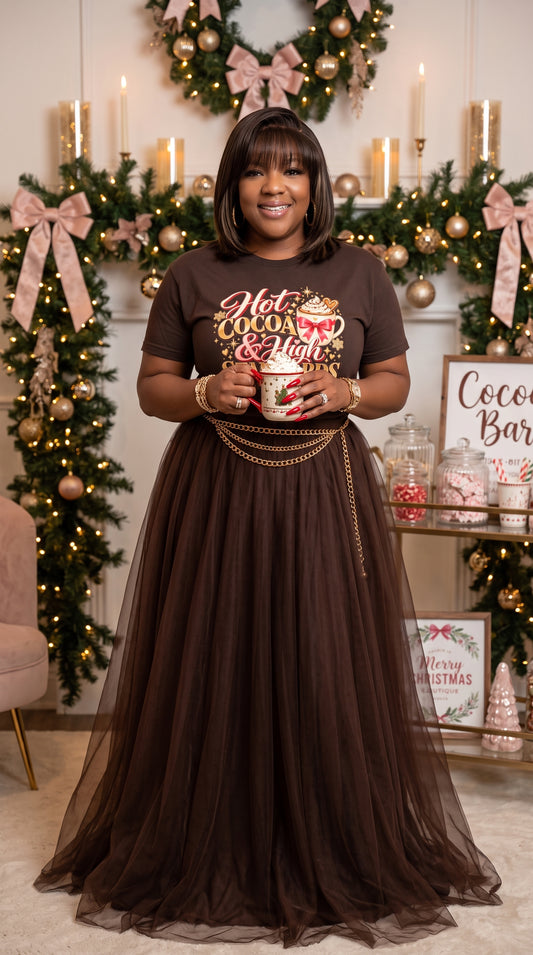 Hot Cocoa & High Standards Christmas Tee
