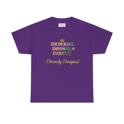 Stärke Stärke Entwickle – Inspiriere eine Schwestern-T-Shirt (Lila)
