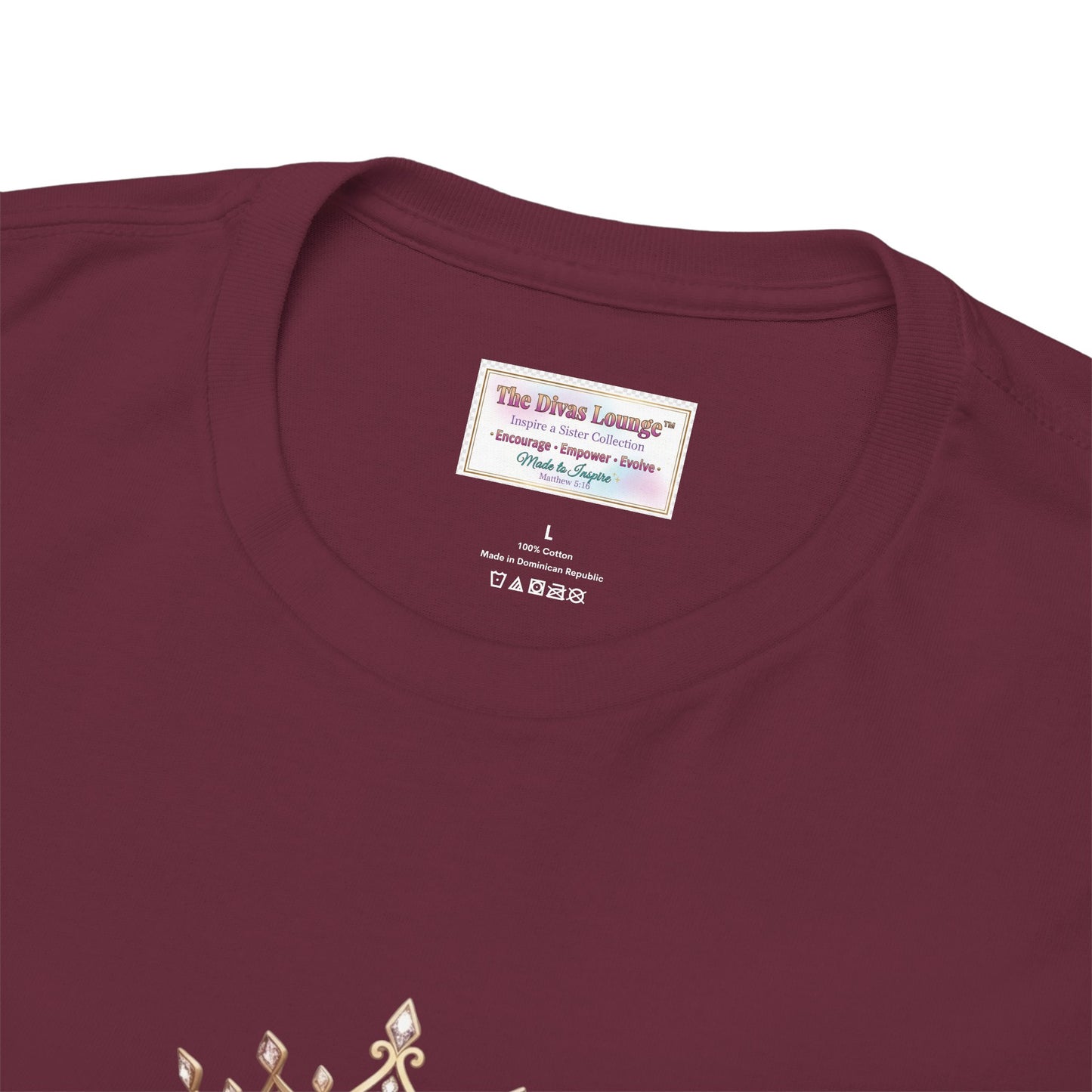 She Rises We Rise T‑Shirt — Empowerment Tee (Maroon)