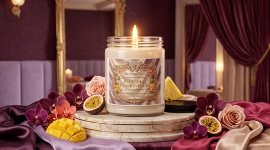 Peppered Passionfruit Scented Soy Candle