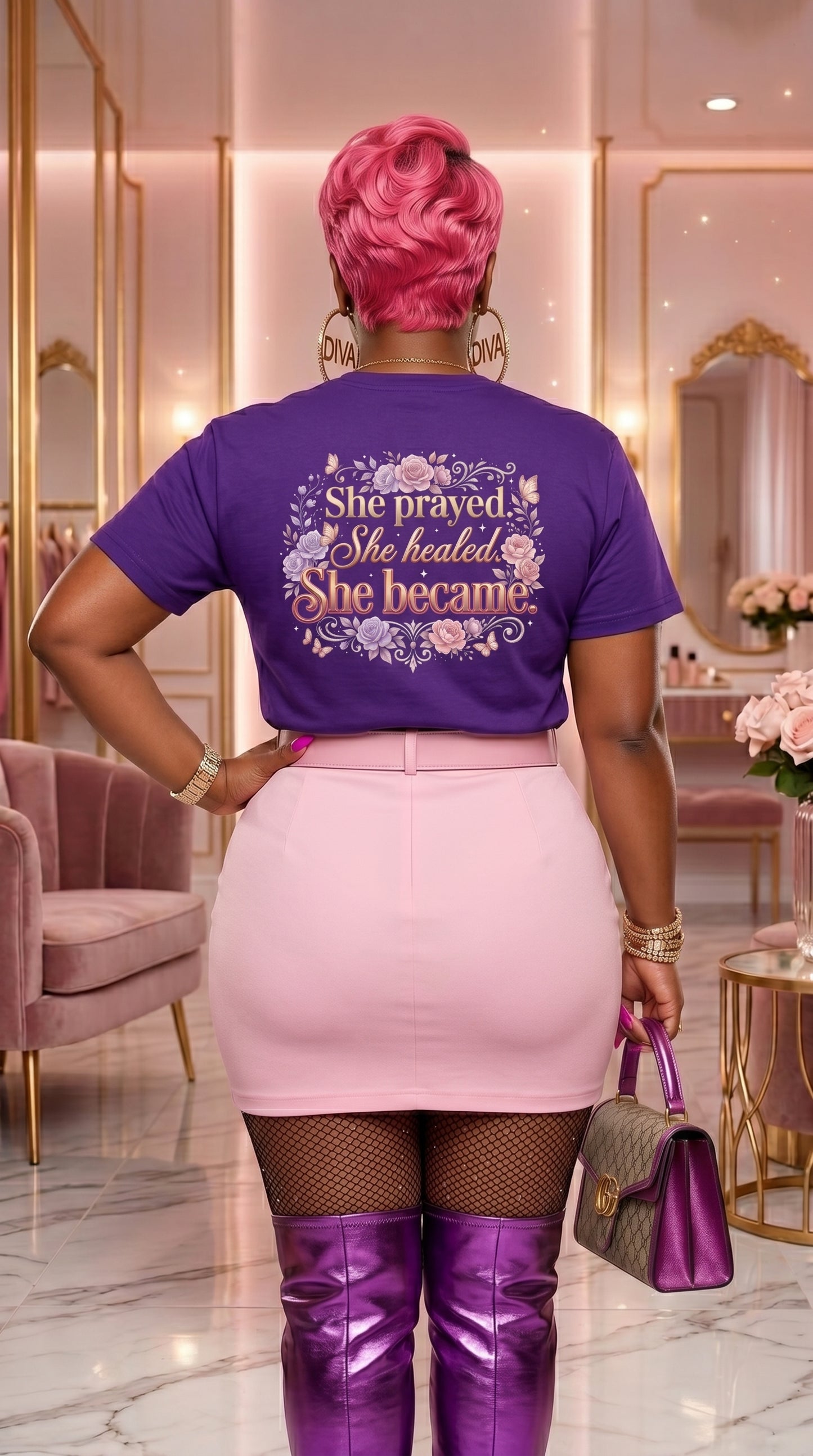 BECOMING HER T-Shirt (Lila)