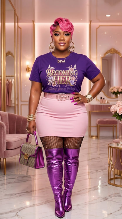 BECOMING HER T-Shirt (Lila)