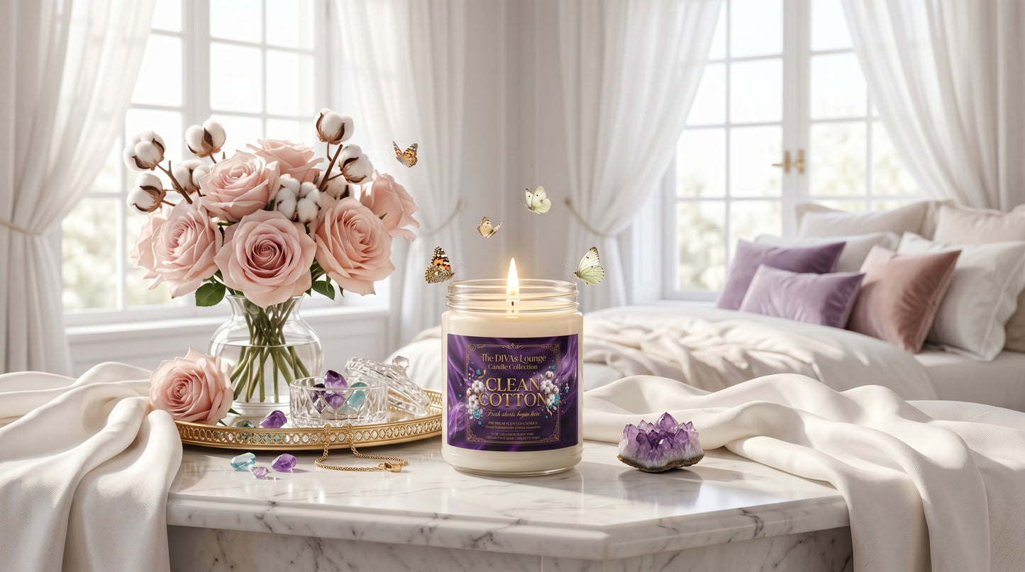 Clean Cotton Scented Candle