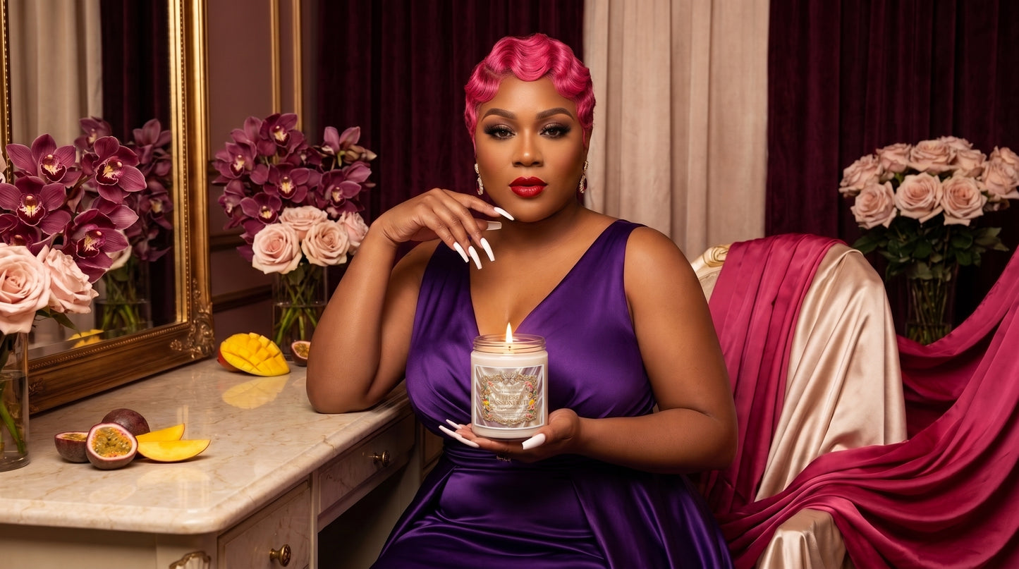 Peppered Passionfruit Scented Soy Candle
