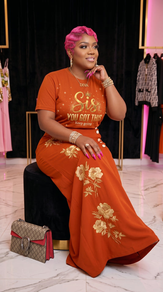 Sis You Got This T‑Shirt - You're Closer Than You Think (Orange)