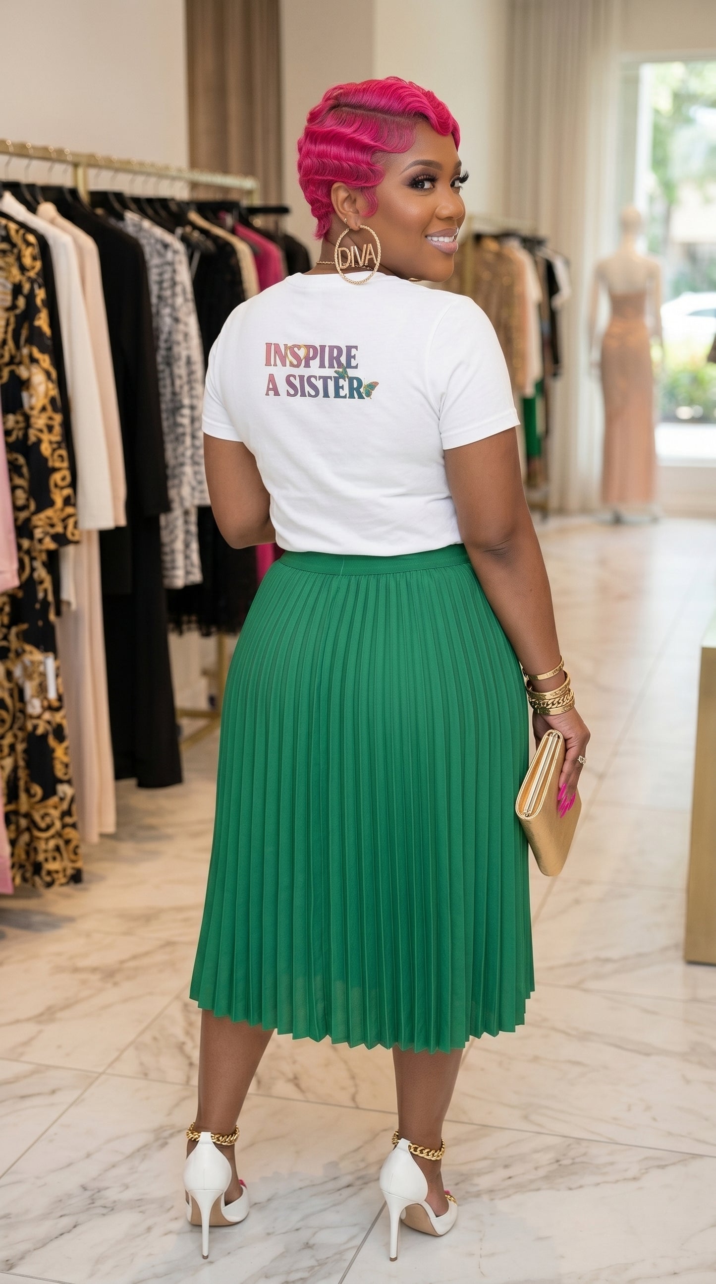 Empower Empower Evolve - Inspire a Sister Tee (White)