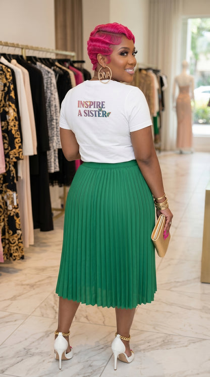 Empower Empower Evolve - Inspire a Sister Tee (White)
